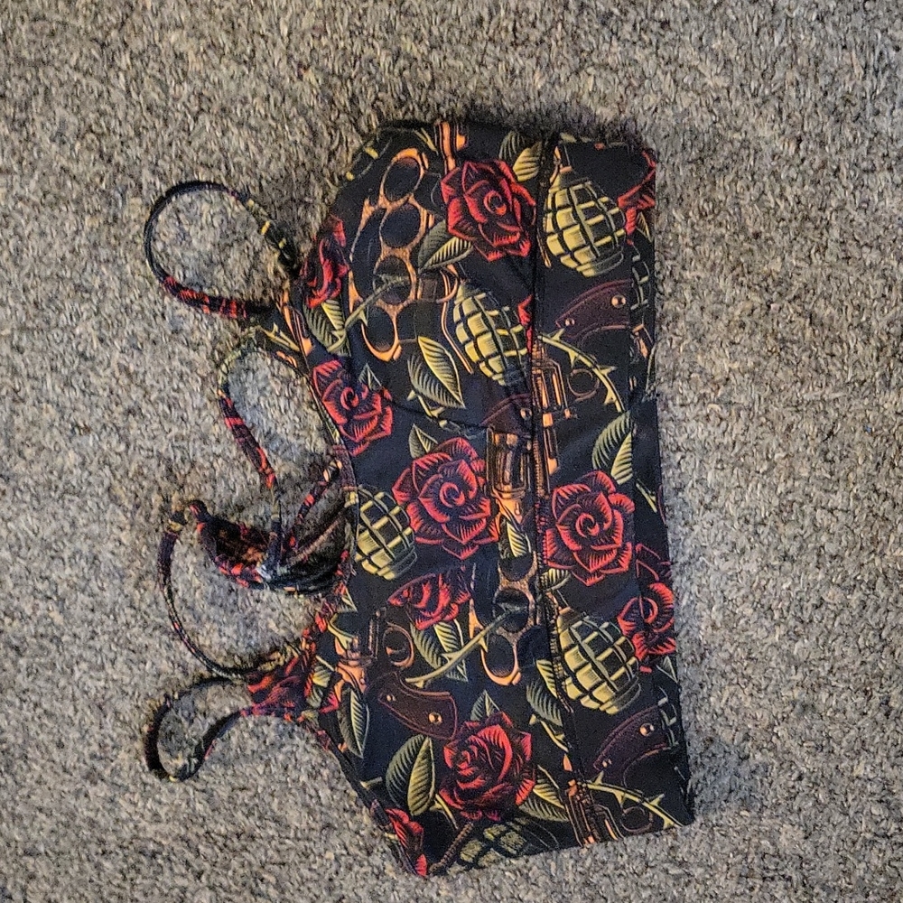 Constantly Varied Gear Dressed to kill sports bra. Size large.